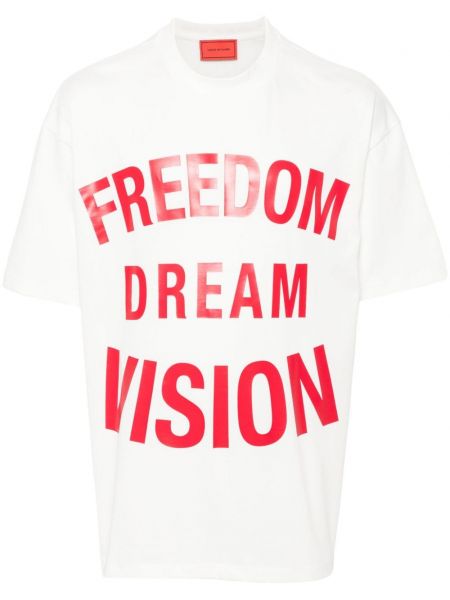 Trykt t-shirt Vision Of Super hvid