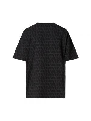 Camisa de algodón Valentino negro