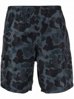 Trykt shorts Palm Angels svart