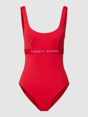 Stroj kąpielowy jednoczęściowy Tommy Hilfiger Underwear czerwony