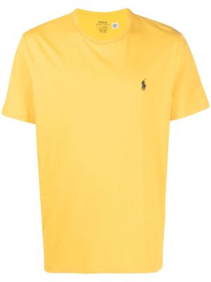 Памучна поло тениска бродирана Polo Ralph Lauren