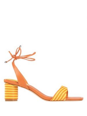 Sandali di pelle Schutz arancione