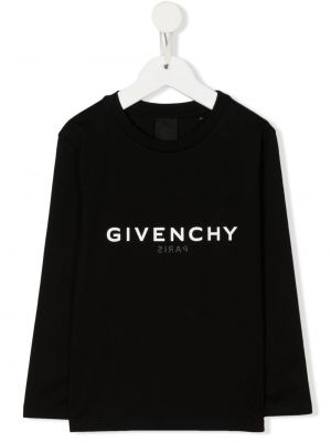 T-shirt för tjejer Givenchy Kids svart