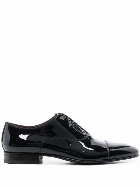 Кожаные туфли на шпильке Corneliani, черный