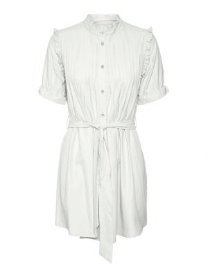 Oversize рокля тип риза Noisy May бяло