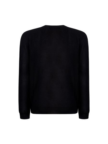 Sweter bawełniany Roberto Collina czarny