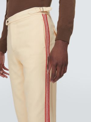 Bavlněné rovné kalhoty s korálky Bode