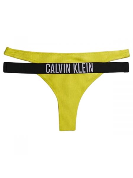 Strój kąpielowy Calvin Klein Jeans żółty