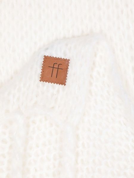 Echarpe en tricot Forte Forte blanc