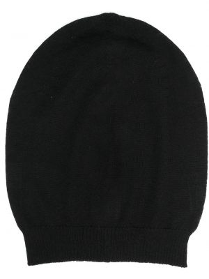 Плетена вълнена шапка Rick Owens черно