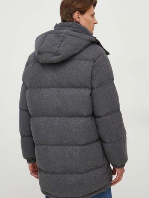 Gyapjú téli kabát Polo Ralph Lauren szürke