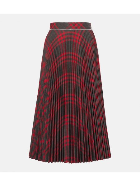 Ruudullinen midi hame Burberry