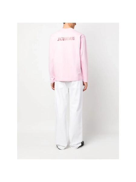 Camiseta de manga larga Jacquemus rosa