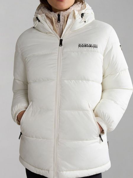 Утепленная куртка с капюшоном Napapijri белая