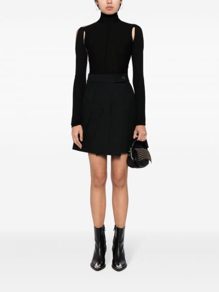 Mini spódniczka Louis Vuitton Pre-owned czarna