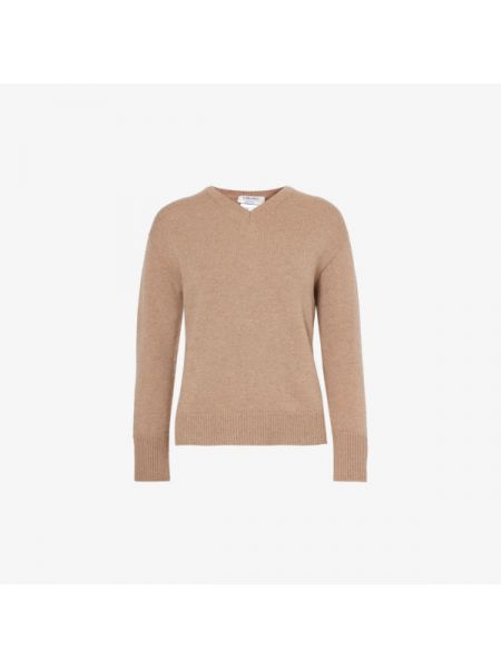 Кашемировый свитер с v-образным вырезом 's Max Mara коричневый