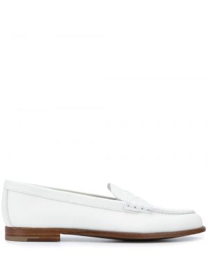 Skinn loafers Church's hvit