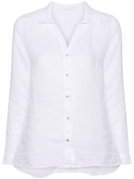 Λινό μακρύ πουκάμισο 120% Lino λευκό