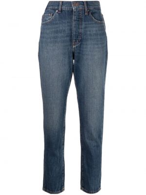 Hög midja skinny fit-jeans Armani Exchange blå