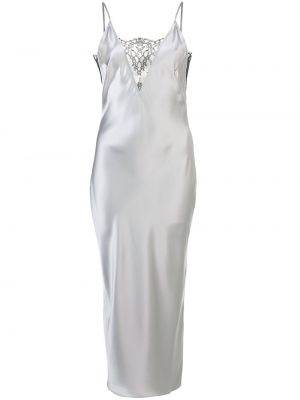 Кружевное ажурное платье миди на шнуровке Fleur Du Mal