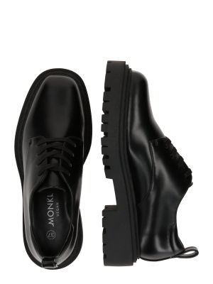 Pantofi cu șireturi Monki negru