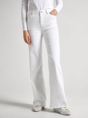 Jeans bootcut Pepe Jeans blanc
