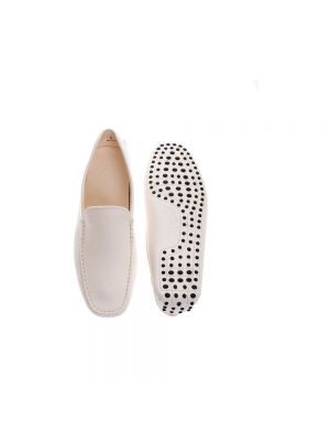 Loafers con tachuelas Tod's blanco