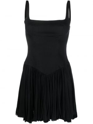 Плисирана мини рокля Giovanni Bedin черно