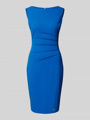 Sukienka midi dopasowana Calvin Klein Womenswear niebieska