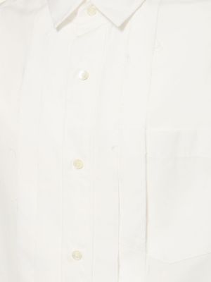 Памучна риза Sacai бяло