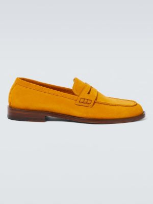 Seemisnahksed loafer-kingad Manolo Blahnik kollane
