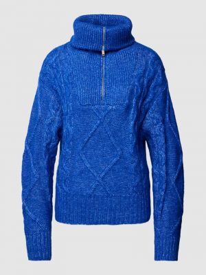 Dzianinowy sweter Gina Tricot niebieski