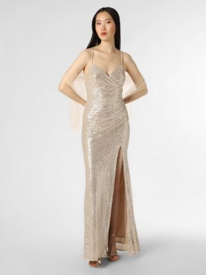 Sukienka wieczorowa Luxuar Fashion złota