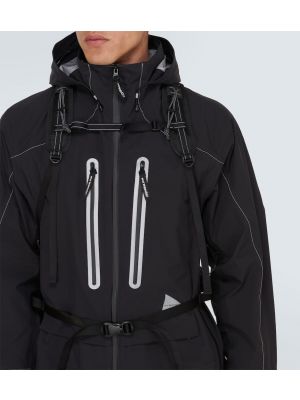 Chaqueta impermeable And Wander negro