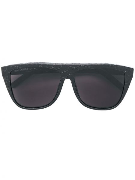 Gafas de sol de estampado de serpiente Saint Laurent Eyewear negro