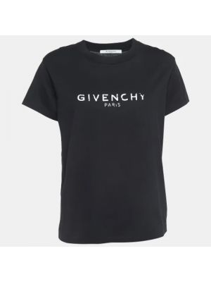 Top bawełniany Givenchy Pre-owned czarny