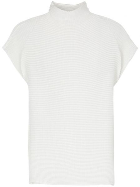 T-shirt plissé Issey Miyake blanc