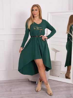 Suknele su užrašais Kesi žalia