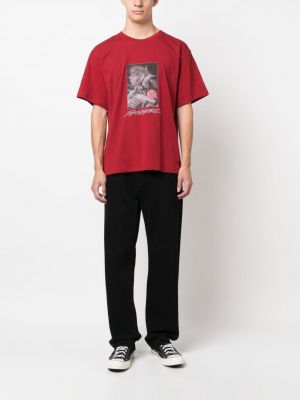 T-shirt aus baumwoll Paccbet rot