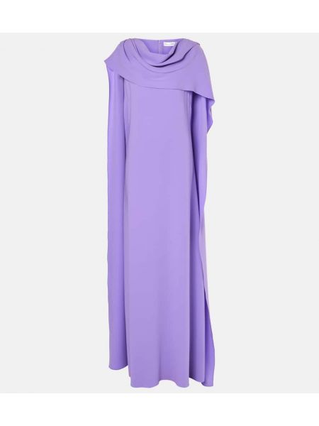 Silkki maxi mekko Oscar De La Renta violetti