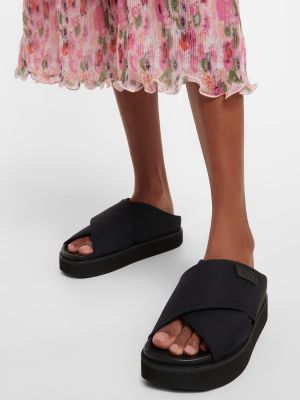 Sandale cu platformă Ganni negru