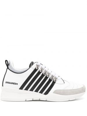Δερμάτινα sneakers Dsquared2 λευκό