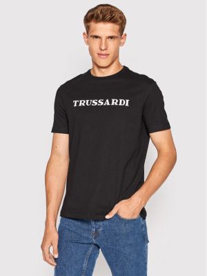 Majica s printom Trussardi crna
