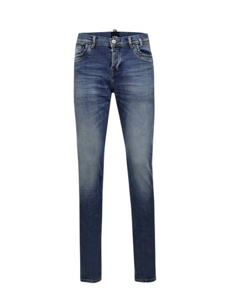 Niebieskie jeansy skinny slim fit Ltb