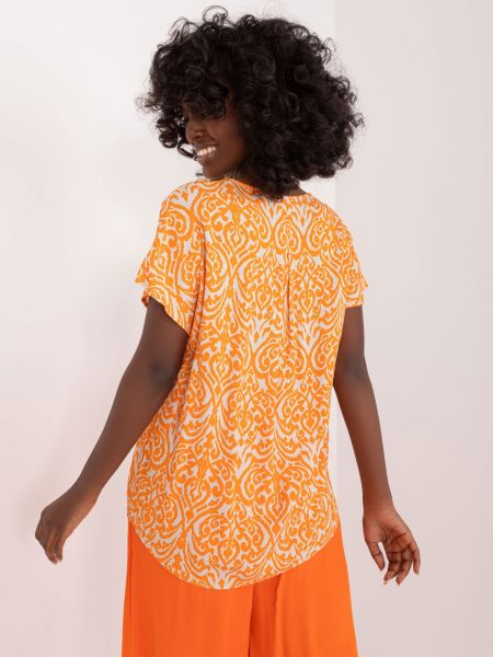 Блуза Fashionhunters оранжево