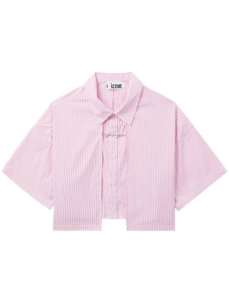 Chemise à rayures Izzue rose