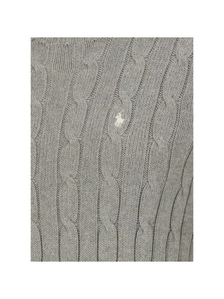 Jersey de algodón de tela jersey Ralph Lauren gris