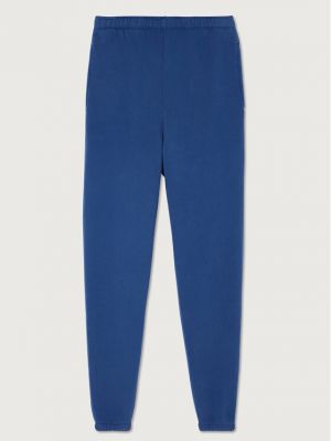 Priliehavé teplákové nohavice American Vintage modrá