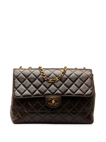 Klasická kabelka Chanel Pre-owned hnědá