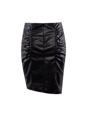 Mini spódniczka drapowana Karl Lagerfeld czarna